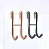 Shower Door Hook Stainless Steel Over the Frameless Glass Door Hanger for Bath Towels Clean Ball Squeegee Holder Rack S-Shape