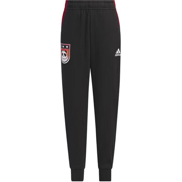 Children Aged 3 7 Years Old Adidas Knitted Sweatpants Black IA8269 A110