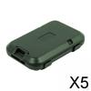 5x Blocking Card Holder Business Case for Men Women with External Band Pocket Credit