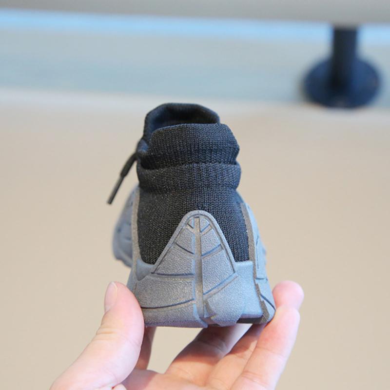 Children's sports shoes, spring and autumn boys' casual shoes, mesh shoes, fly woven girls' socks shoes, baby white shoes