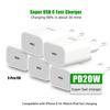 PD 20W USB C Charger Fast Charging Wall Adapter for iPhone 16 15 14 13 12 11 X 8 Pro Max for iPad Apple Phone Adapter Plug EU US