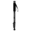 Velbon EXUP-400R AZ Monopod 4-Section Lever Lock Max Height 146cm 23mm Foot Diameter Compact Aluminum Legs Black Extension Rod for Action Cam and