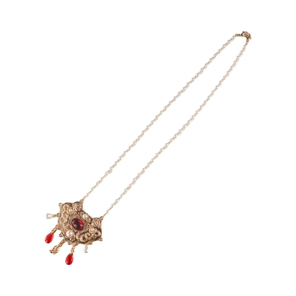 Chain Choker Longevity Lock Pendant Flower Ruyi Pearl Choker Hanfu Accessory