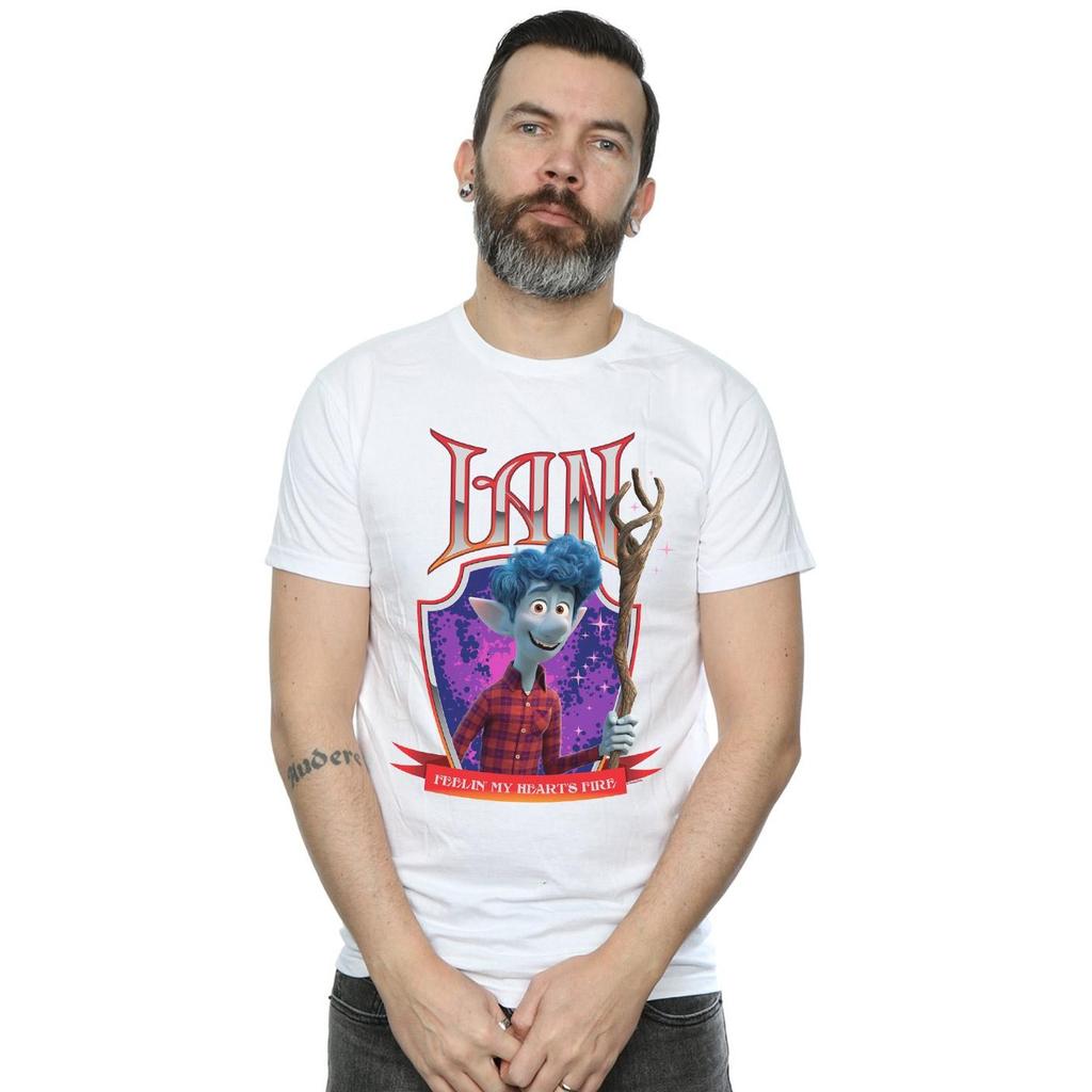 Disney Mens Onward Ian Heart´s Fire T-Shirt