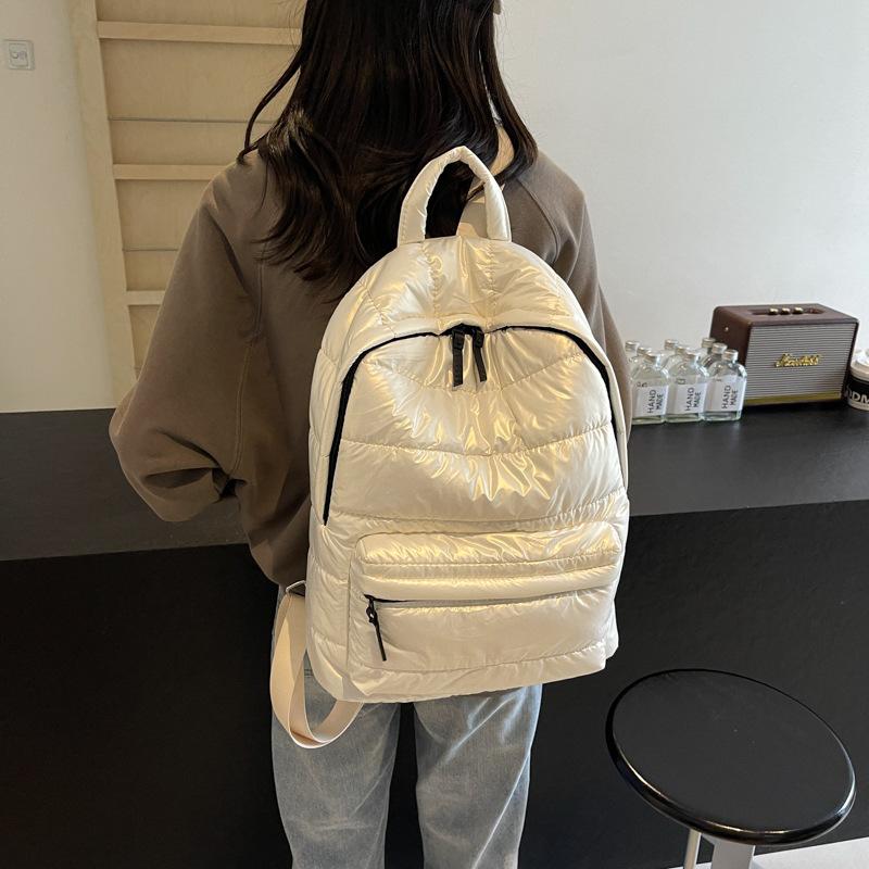 Zaino Grande Capacità Leggero Borsa in Cotone per Vestiti Nuovo Popolare Zaino da Donna Casual Versatile Donelle Space Zaino in Cotone Tendenza