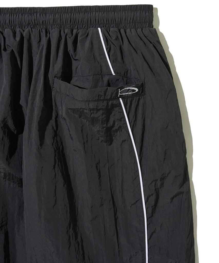 PHYPS MOTORCYCLE Speed Track Solid Nylon Pants Black
