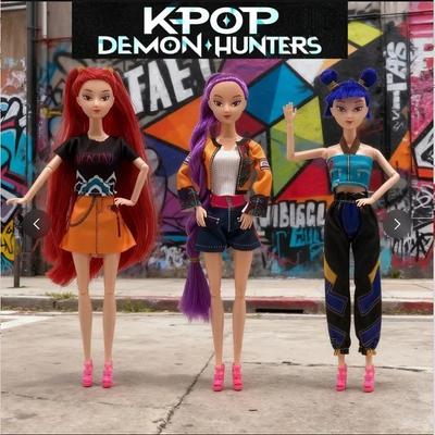 *** Kpop Dämonenjäger Anime Figur Action Spielzeug Rumi Mira Zoey Schöne Prinzessin Baby Mädchen Puppe Cartoon Sammlerstück Geschenk !!!!!!