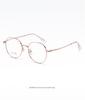 Fashionable Titanium Round Frame Eyeglasses with IP Plating