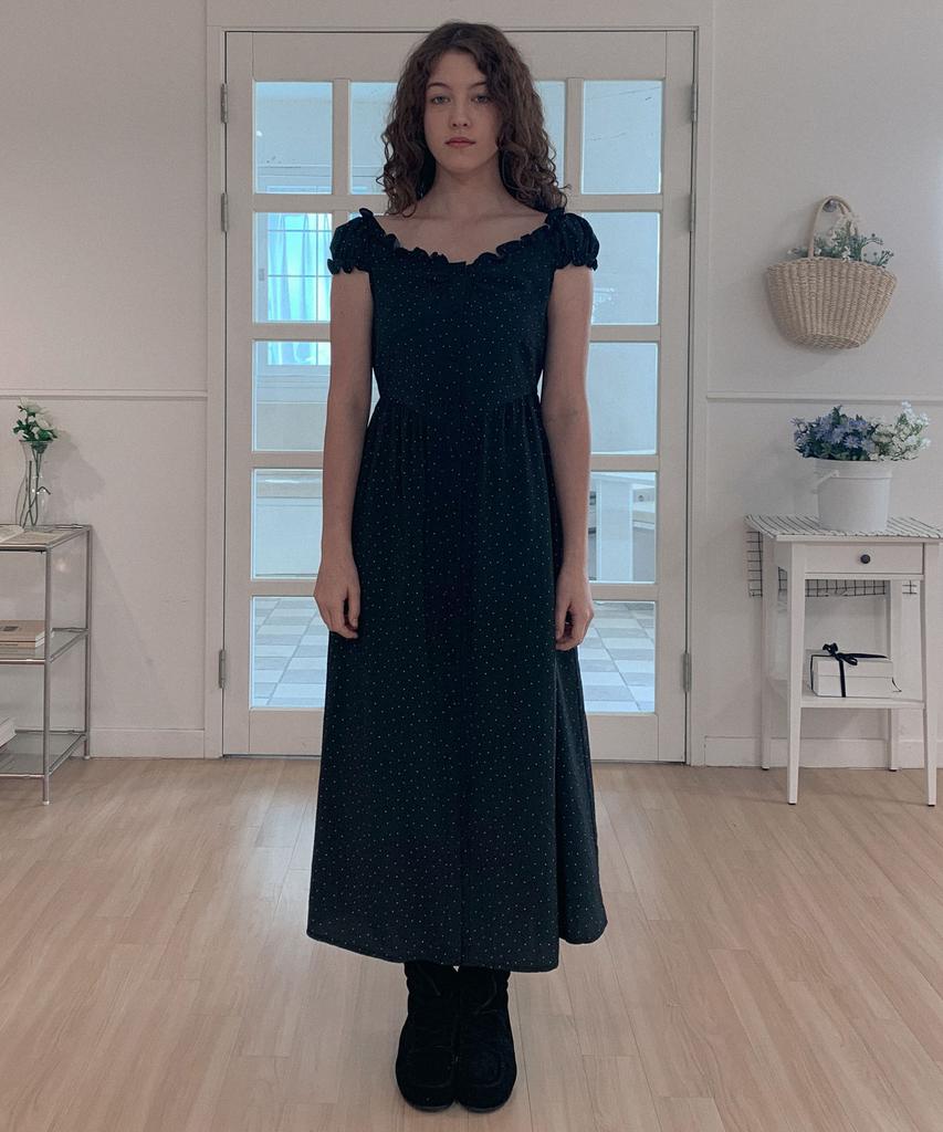 Delaidy Allure Dot Dress (Black)