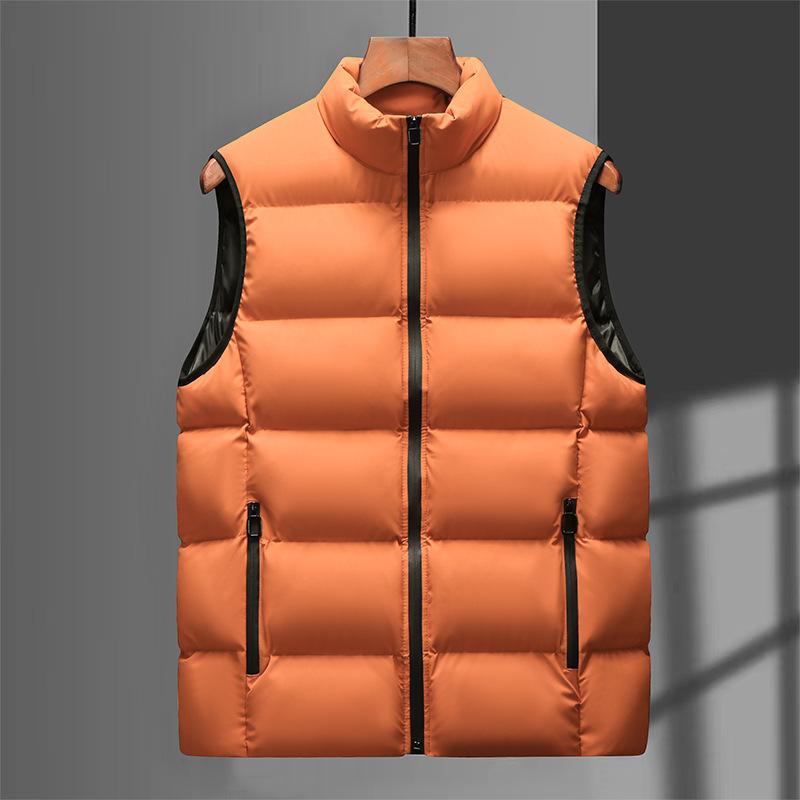 

New cotton vest men s down cotton vest vest winter wear trend vest warm jacket cotton coat 5XL