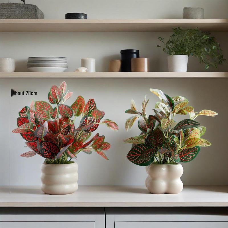 Nordic Style Artificial Potted Plants for Indoor Decor: Perfect for Living Rooms, Offices, and Desktops