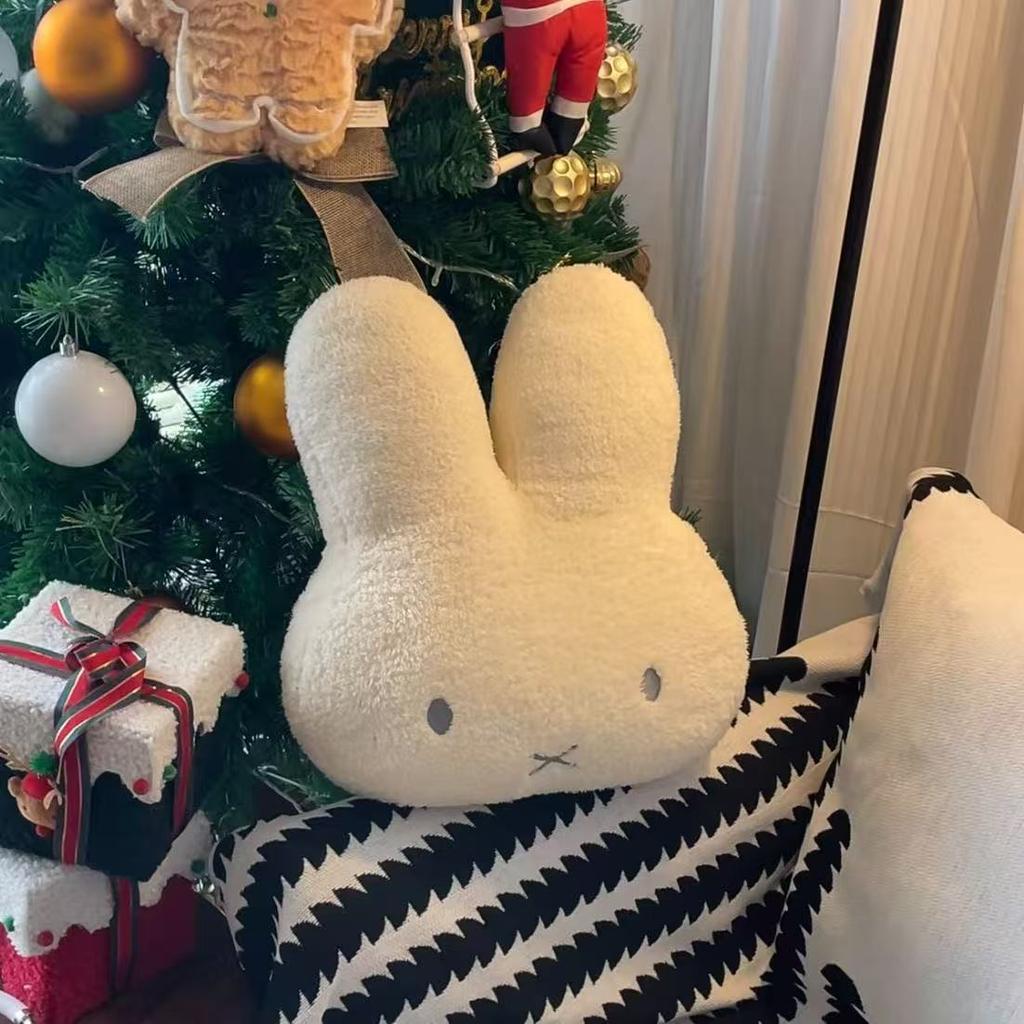 Kawaii Miffy Cute Doll Plush Pillow Soft and Comfortable Plush Material Sofa Cushion Plush Toy Gift