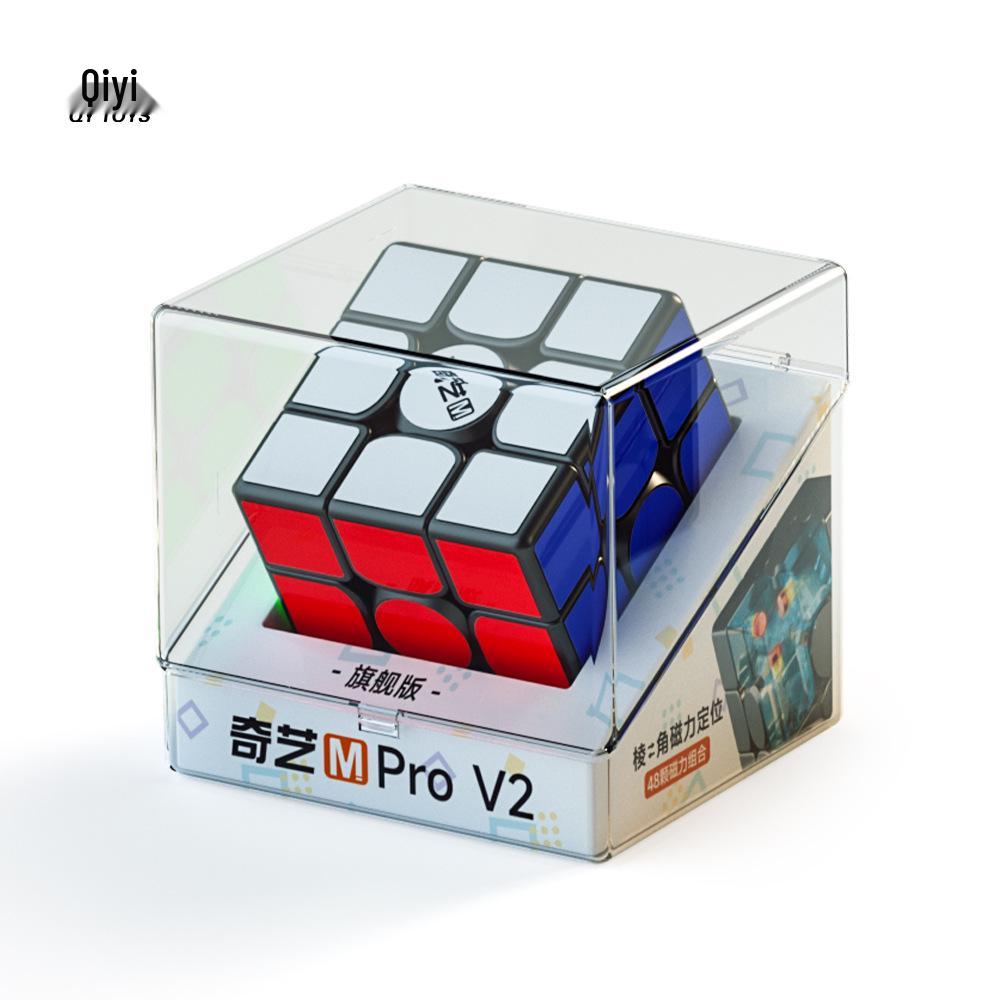 Qiyi MPRO V2 UV 3x3 Магнитный кубик - Обучающая игрушка для начинающих спидкуберов