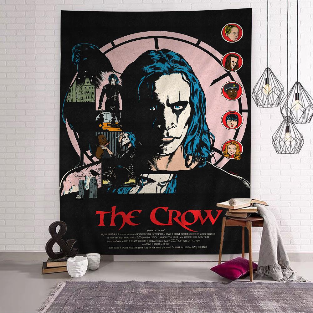 

Classic Movie TThe Crow Big Microfiber Beach Towels Quick Dry Towel Sand Beach Towels Pool Towel for Travel Swim Pool Yoga 74x94cm(29x37in)