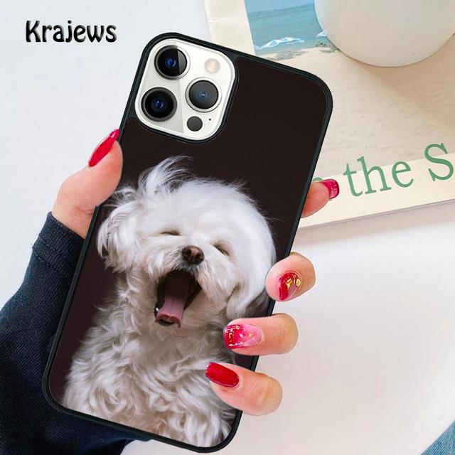 Maltese Puppy soft Phone Case Cover For iPhone 17 Air 16 15 14 plus 12 13 pro max coque Shell Fundas