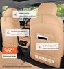 Galaxy A7 2526 Car Seat Cover: Full Coverage Suede, Breathable, High-End, All-Season Cushion.