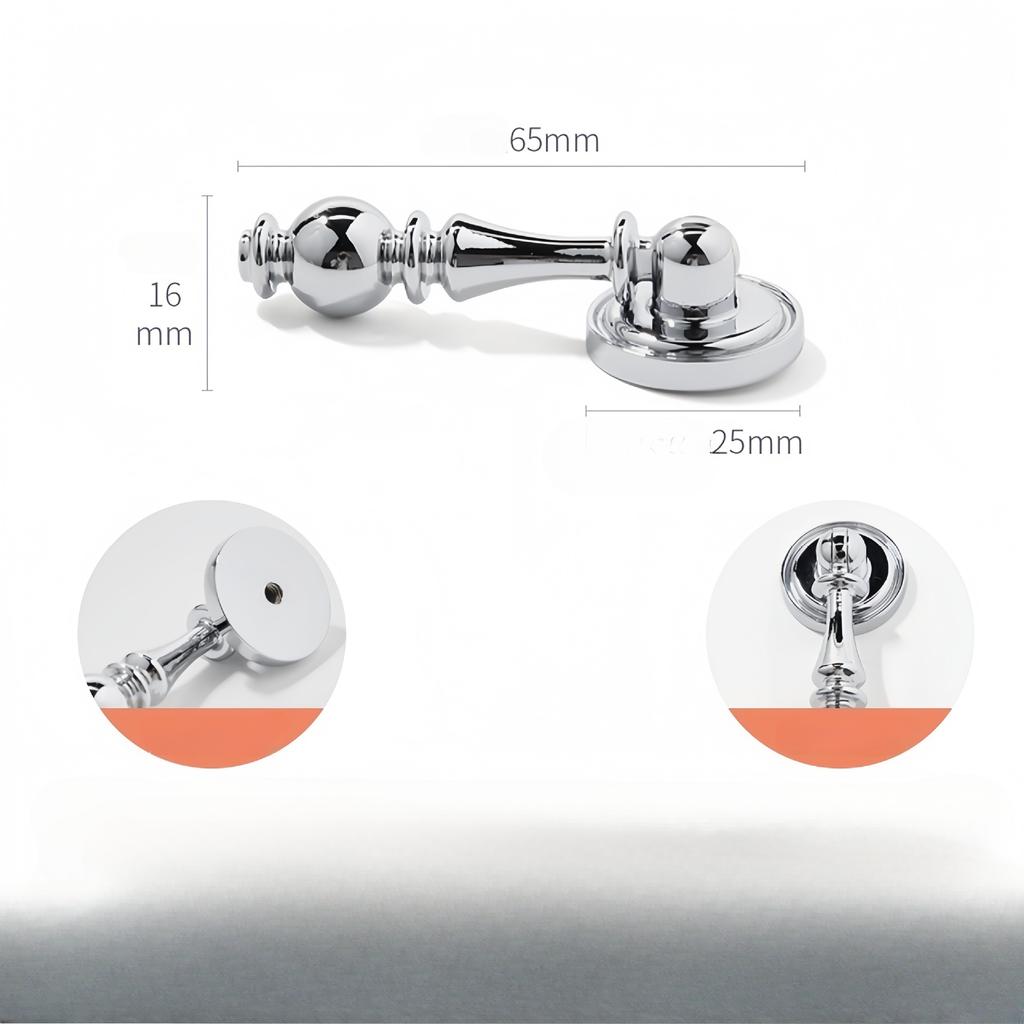Chromowany, Zawieszka, Lekki luksus, Uchwyt do drzwi szafki szuflady, Nowoczesna prostota, Wysokiej klasy, Uchwyt do szafki garderobianej, Mały uchwyt w stylu antycznym