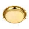 Rustproof Stainless Steel Dining Dish Stainless Steel Outdoor Camping Tray  Dessert Serving