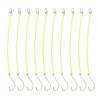 10 Pcs Anti Bright Hair Rigs Carp Fishing Barbed Hook 4 Size