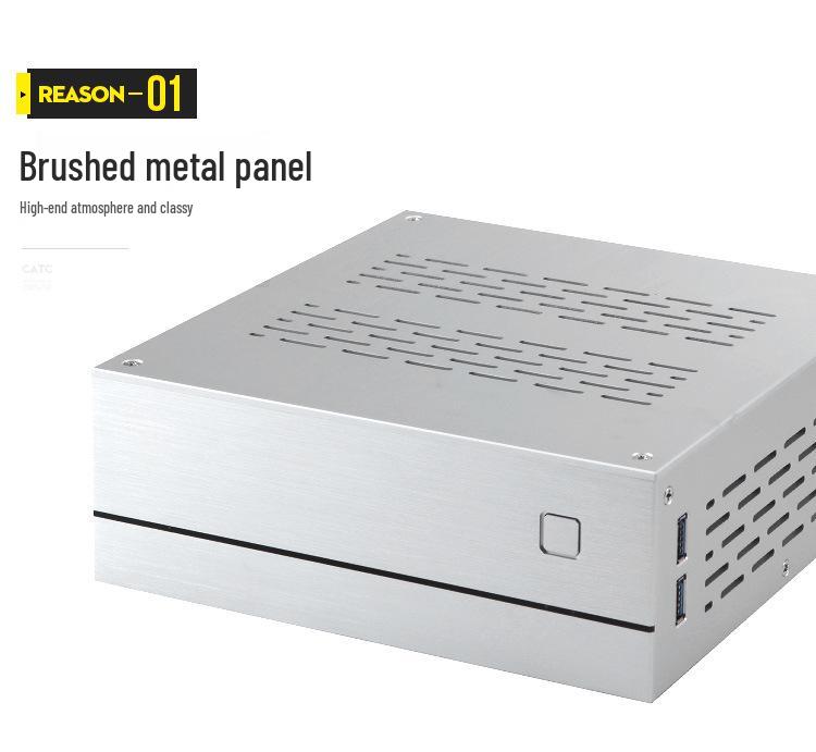 XQBOX A01 HTPC ITX Mini Chassis: Compact Horizontal Industrial Control Case