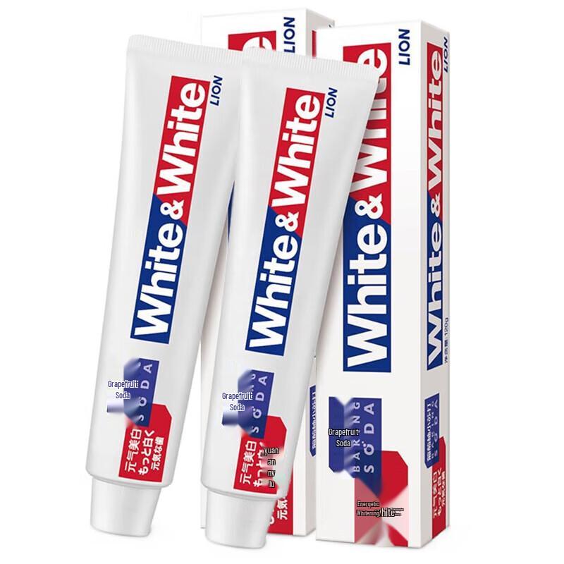 

Отбеливающая зубная паста Lion Грейпфрут Пищевая сода 120 г x 2
