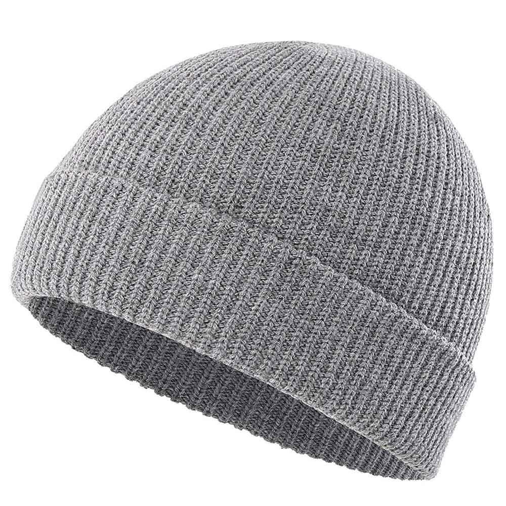 Unisex Ribbed  Knitted Warm  Hat  Beanie  Docker Hat