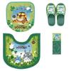 My Neighbor Totoro Toilet Mat Set Senko Aozora Donguri Green Multi-Type Compatible Washlet Standard Seats Ghibli 4 Pieces 3 2 Christmas Gift