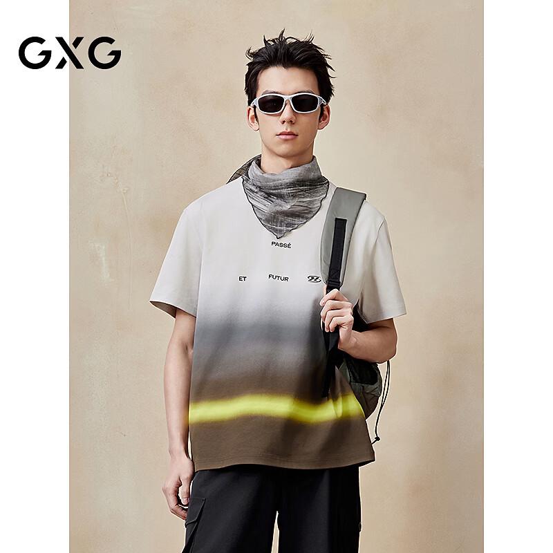 GXG Men s Patterned Round Neck Knit T-Shirt M