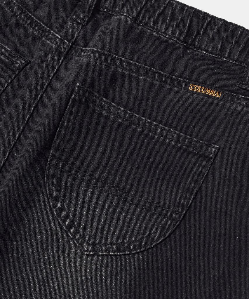 COLUMBIA UNIVERSITY Trajan Label Catwashed Denim Long Skirts_Black Jean