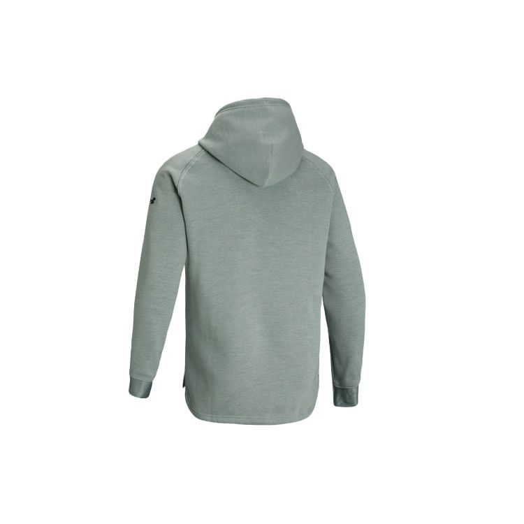 Under Armour Mikina s kapucí s grafickým logem Project Rock Pánské Mikiny Zelená 1357193-340