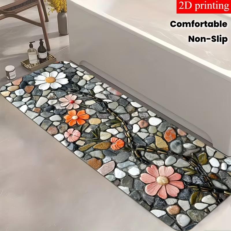 

Long Strip Carpet Colorful Stone Splicing Home Decor Carpet Modern Decoration Carpet Corridor Balcony Lobby Decoration Carpet 40X120CM