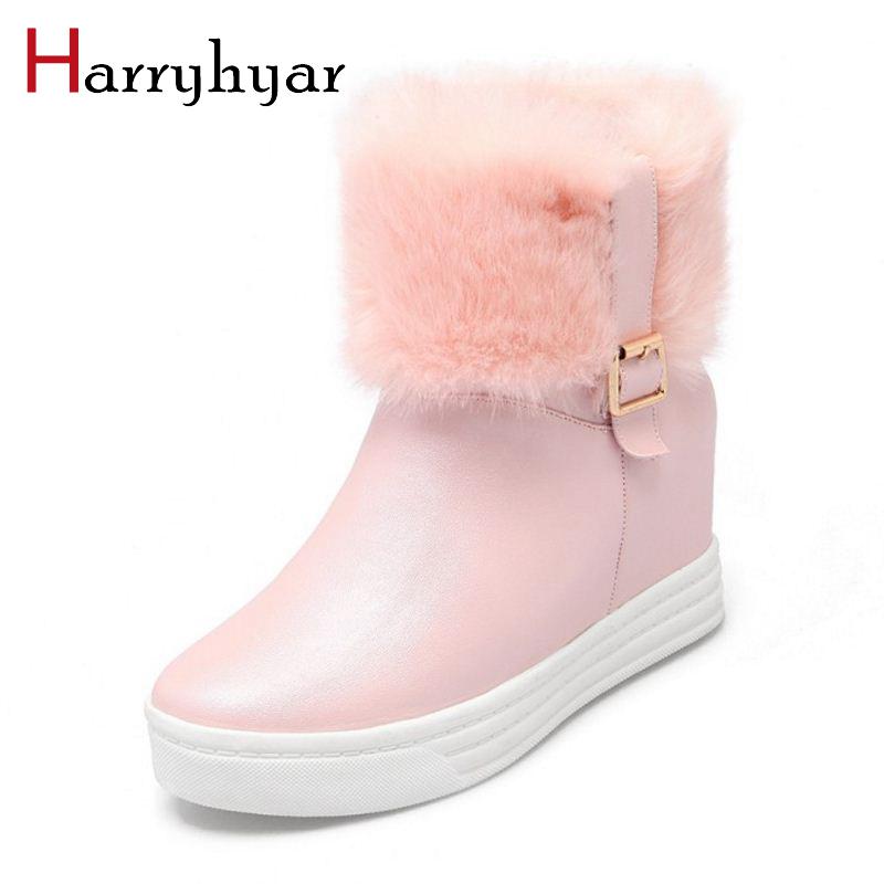 fleece lined wedge sneakers