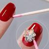 Professional Double-ended Nail Art Stick, Eyebrow Shape Nail Art Stick, Detail Correction Tool, Nail Polish Remover, and Accessories.