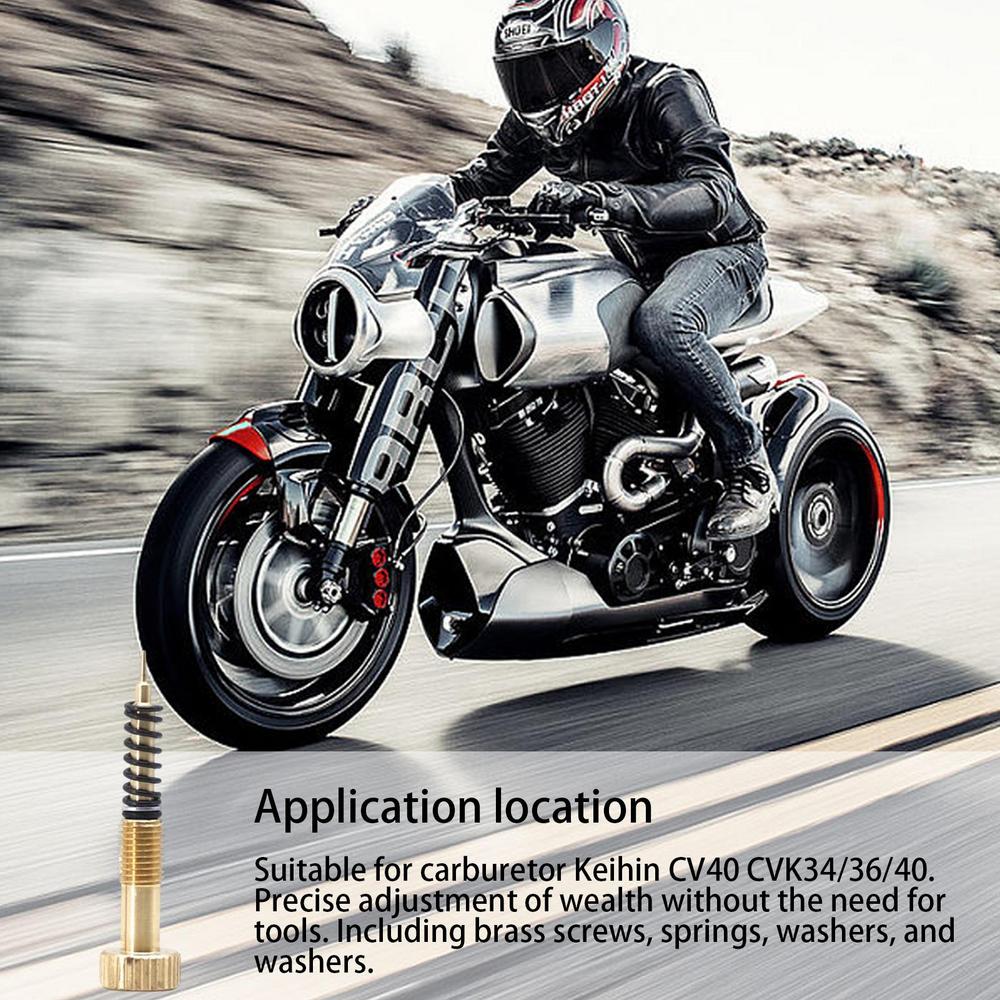 Carburetor Idle Mixture Screw Carburetor Carb Idle Mixture Screw Adjust Carb FCR Air Screw CV40 CVK34 36 Idle Mixture Fuels