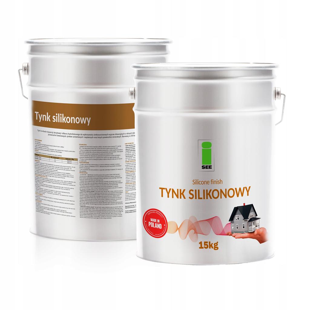 White Silicone Facade Plaster Exterior 1.5mm Premium 15kg