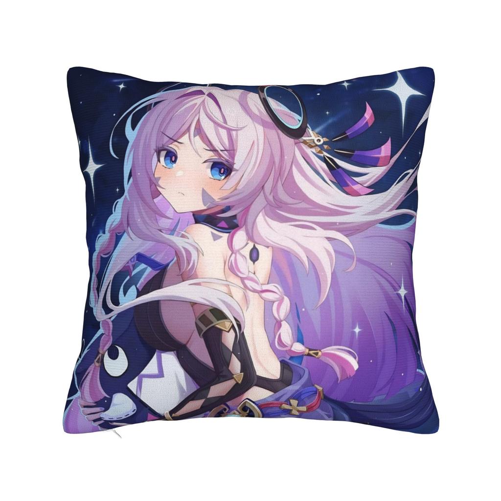 Furina Genshin Impact Waifu Pillowcase Double-Sided Printing Polyester Cushion Cover Decoration Pillow Case Cover Car Square