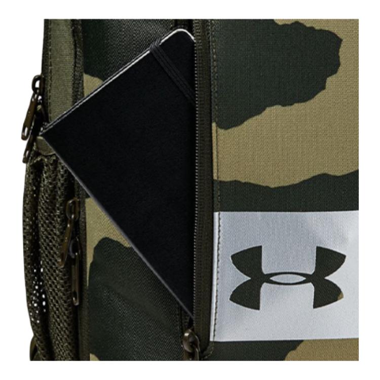 Under Armour Casual Zipper Backpack Unisex Backpacks Camouflage-Green 1327793-331