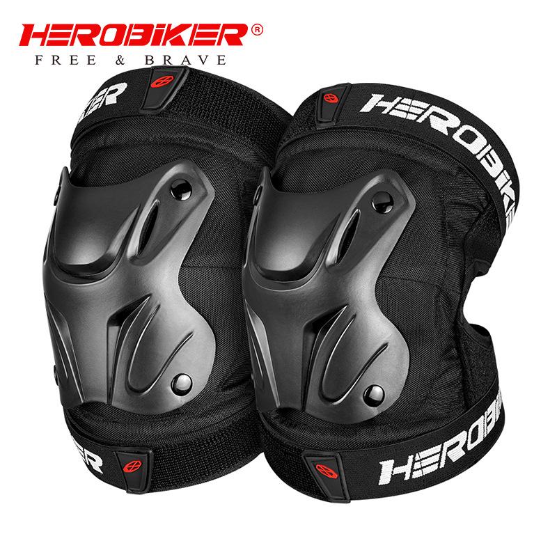 Off-Road Motorcycle Elbow & Knee Pads: Hard Shell Protective Gear for Outdoor Sports - Skiing, Roller & Skateboarding, All-Season Use