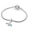 Pandora Fish Sea Turtle   Conch Triple Dangle Charm 791697c01