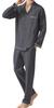 Bellislove Long Loose Perfect for Hospital Wear or Loungewear Men's Pajamas, Sleeve, Thin, Open-Front, Fit, Breathable, Comfortable, Simple, Soft,