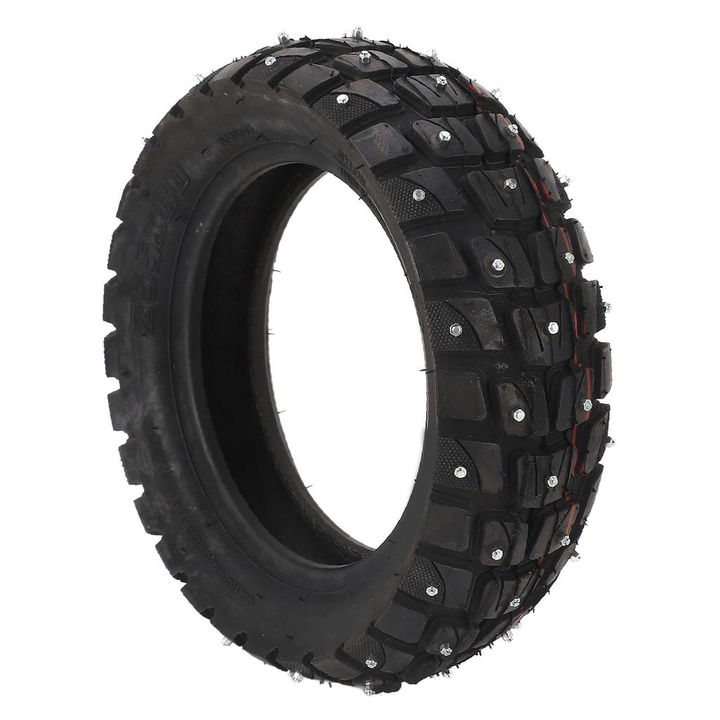 255X80 Vinterdekk 10in Offroad Erstatningsdekk Piggdekk Offroad Ytterdekk Sklisikkert Støtdempende Vinter Snødekk