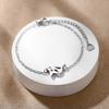 Geometric Animal Bracelet Featuring Dog Cat Owl And Dolphin Charms Minimalist Fashion Jewelry