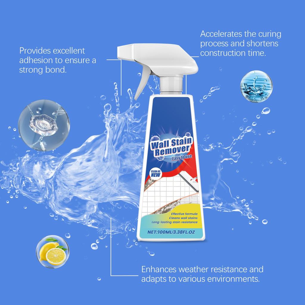 Cleaning Agent For Household Walls, Water Stains, Dirt, Bathroom, Mold Stains, Cleaning Agent 100ml