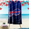 Asciugamano da Spiaggia Stampa Buffalo Bills, Asciugamano Grande Morbido Asciugatura Rapida per Spiaggia Campeggio Nuoto