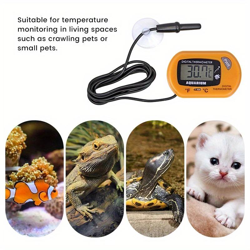 Fish Tank LCD Digital Aquarium Thermometer Temperature Water Meter Aquarium Temp Detector Fish Alarm Pet Supplies Tool Aquatic