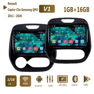 Renault Captur Clio Samsung QM3 2011 - 2020 Araba Otomatik Android IPS DSP HU WIFI GPS Navigasyon 2din Baş Ünitesi 1+16GB