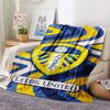 Leeds Soccer Blanket, High Quality Comfortable for All Seasons, Home Decor, Warmth and Comfort