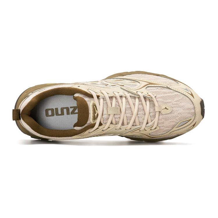 Mizuno Fiyi V2 Retro Functional Shock Absorption Non-Slip Wear-Resistant Low-Top Sports Running Shoes Unisex Sneaker Mud-Yellow D1GH241503