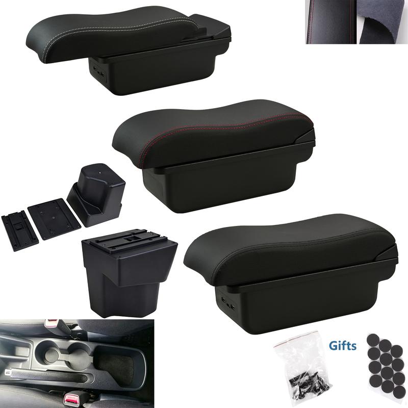 For KIA Rio 3 armrest box KIA K2 X-line Rio 3 2011 2012 2013 2014 2015 2016 car armrest accessories interior Storage box