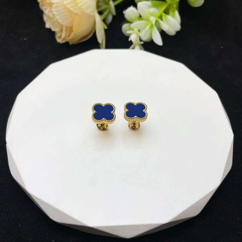 High -End Lucky Four -Leaf Earrings Luxury Versatile Earrings Fashion Women's Earrings Jewelry
